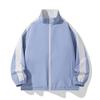 Jacket Men's Stand Collar Color Matching Spring New Casual Men's Tooling Outdoor Double-sided Wear.