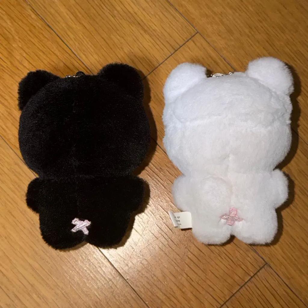 &TEAM Nicholas Erdbeer Nyan Puppe, Schwarz und Weiß, Set Gebraucht