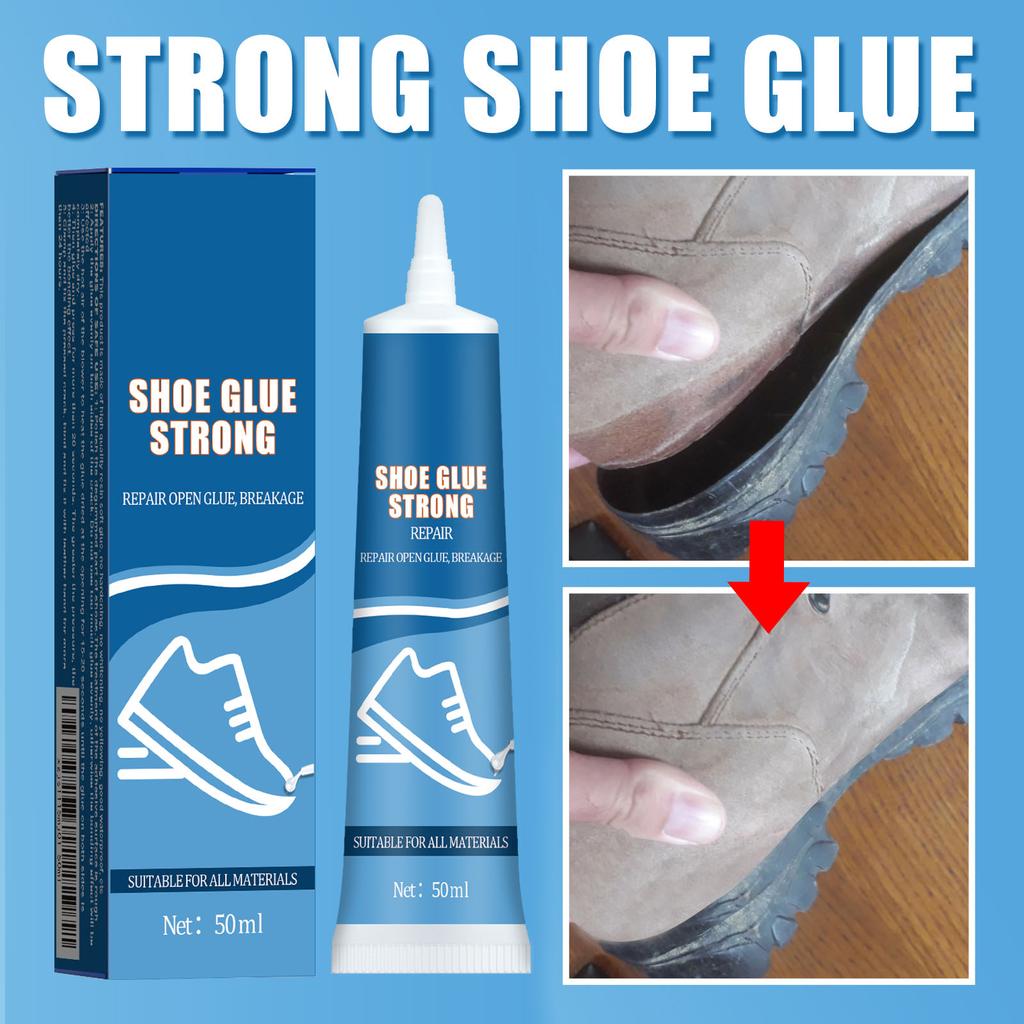 Col à Chaussures Fort Pour Réparer les Chaussures, Chaussures en Cuir, Semelles, Colle Adhésive Polyvalente, Chaussures de Sport, Chaussures en Cuir