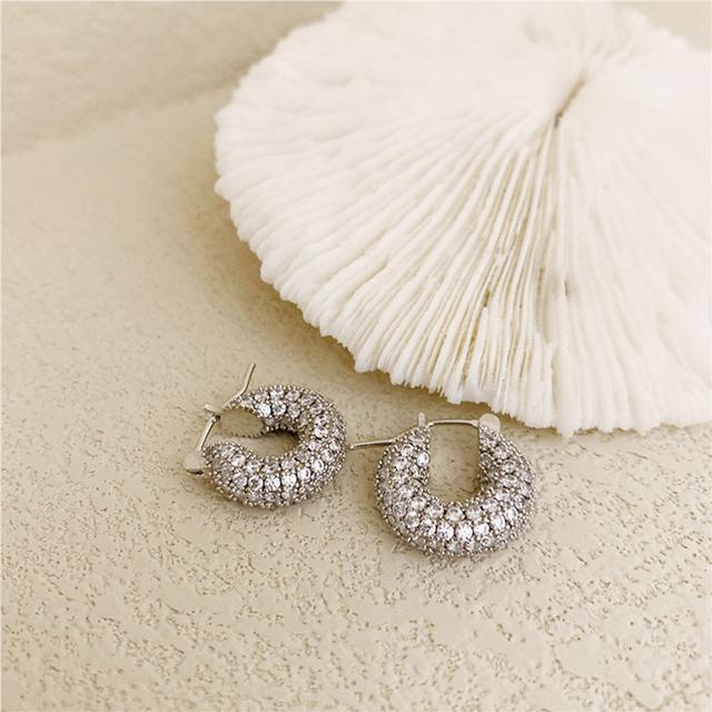 New Fashion Luxury Small/Big Hoop Earrings for Women Silver Color/Gold Color Daily Wear Versatile Earrings Statement Jewelry