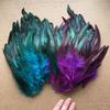 100Pcs Lake Blue Rooster Feathers 13-18cm Natural Chicken Pheasant Plumes for Crafts Jewelry Making Party Decoration Cock Plumas