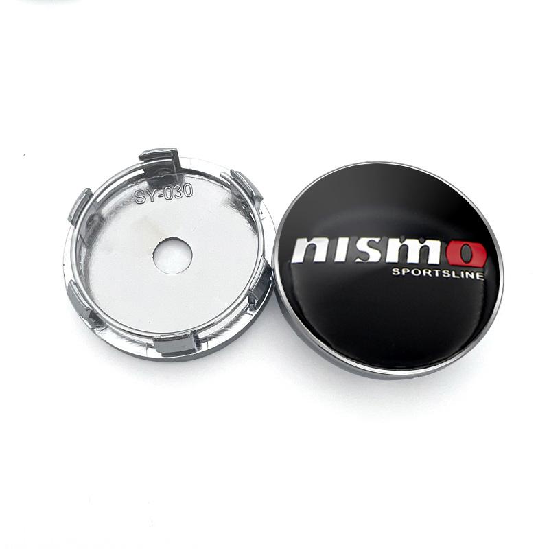 4pcs 6cm Car Wheel Center Hub Cap Badge Logo Sticker For Nismo Nissans Tiida Teana Skyline Juke X-trail Almera Qashqai Goods