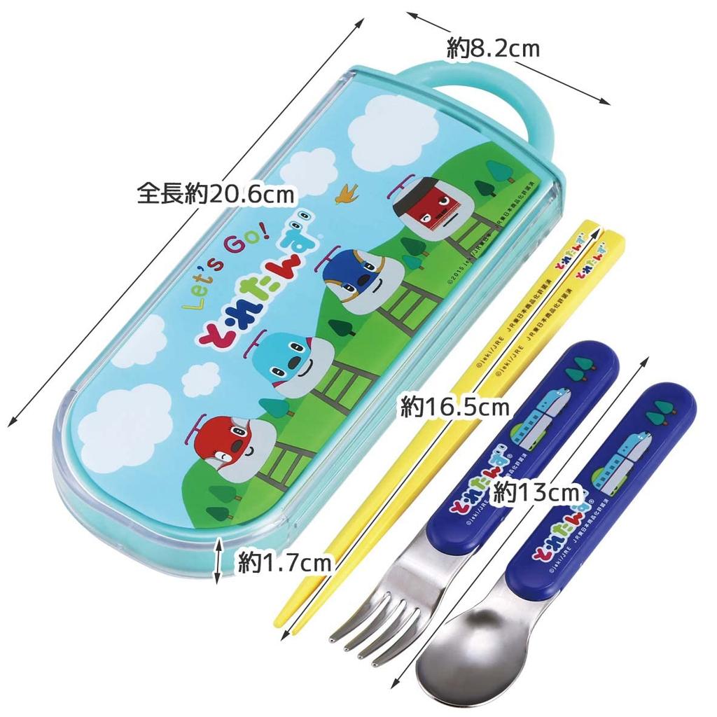 Skater Antibacterial Trio Set Fork Toretans 22 Sanrio Made in Japan Children's Chopsticks, Spoon, TACC2AG-A