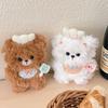 Cute Backpack Pendant Stress Relief Kitten Plushie Toy New Chef Bear Keychain Backpack Decor