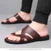 Men's Flat Slippers New Outdoor Breathable Casual Soft Sole Beach Shoes Lightweight Comfort Fashion Non Slip Male Sandals