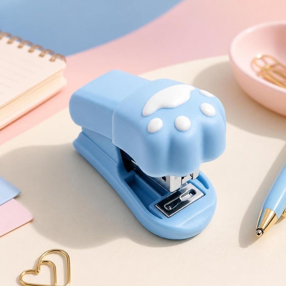Multifunctional Cat Paw Stapler Cute Design Cat Claw Stapler Mini Stapler Set Office Use