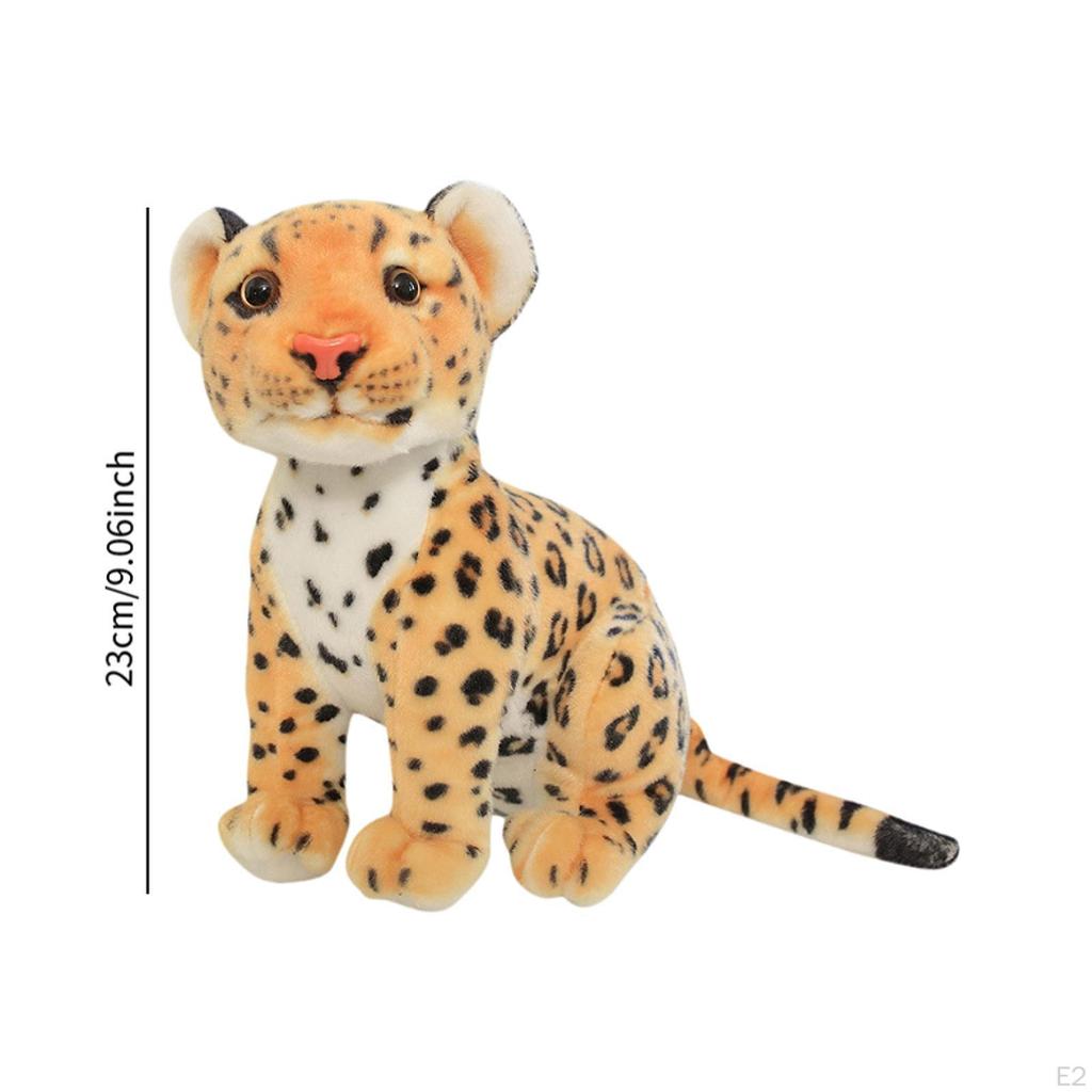 Leopard Plush Toy Cartoon Figures Doll Stuffed Animal for Boys Girls Friend