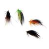 4Pcs Tube Flies Cone Heads Green/Orange Salmon And Sea Trout Fly Fishing
