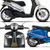 For Vespa GTS 250 GTS 300 GTV 250 GTV 300 GTS250 GTS300 GTV300 GTV300 Scooter Sticker Set Side Body Decals Waterproof