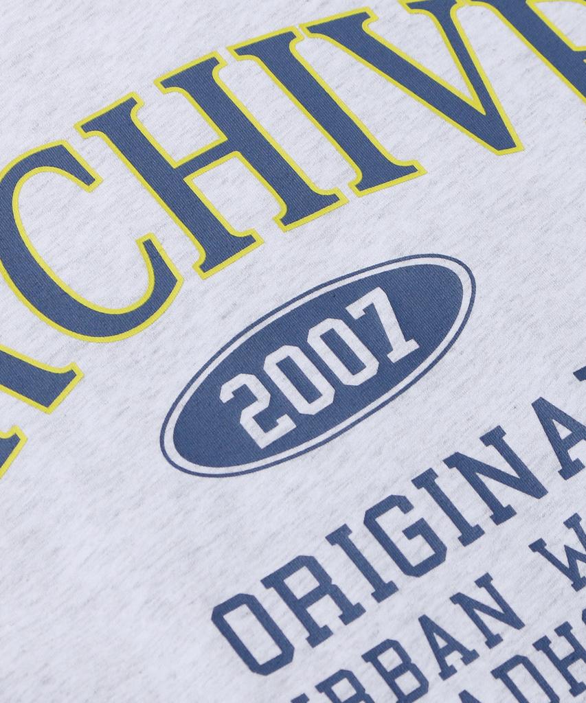 ADHOC Men'S Archive Graphic T-Shirt (Lt-Grey) (Hcrsta3)