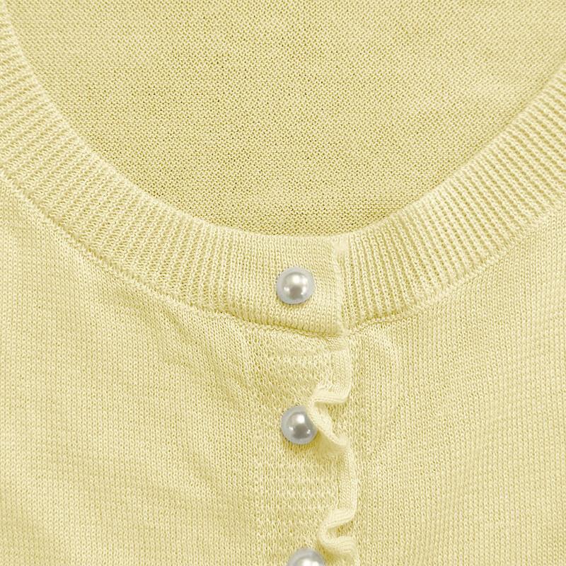 Mocana Women's Pearl Button Knit Top
