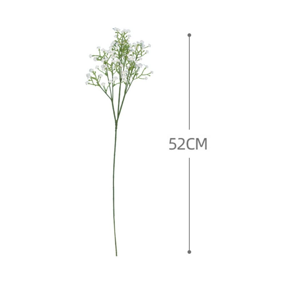 Soft Rubber Gypsophila Flowers 52cm Length Simulated Flower Wedding Party Decoration