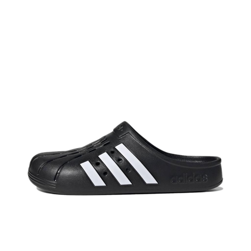 Adidas Closed Toe Slippers Unisex Black White Blue GZ5886(Team186-)