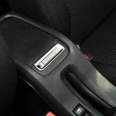 ABS Krom Bil Armstöd Förvaringslåda Dekorpanel Trim Paljettklistermärke För Peugeot 2008 2014 - 2017