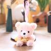 Cute Dress Up Bear Stuffed Bear Pendant Plush Keychain Small for Bag Backpack