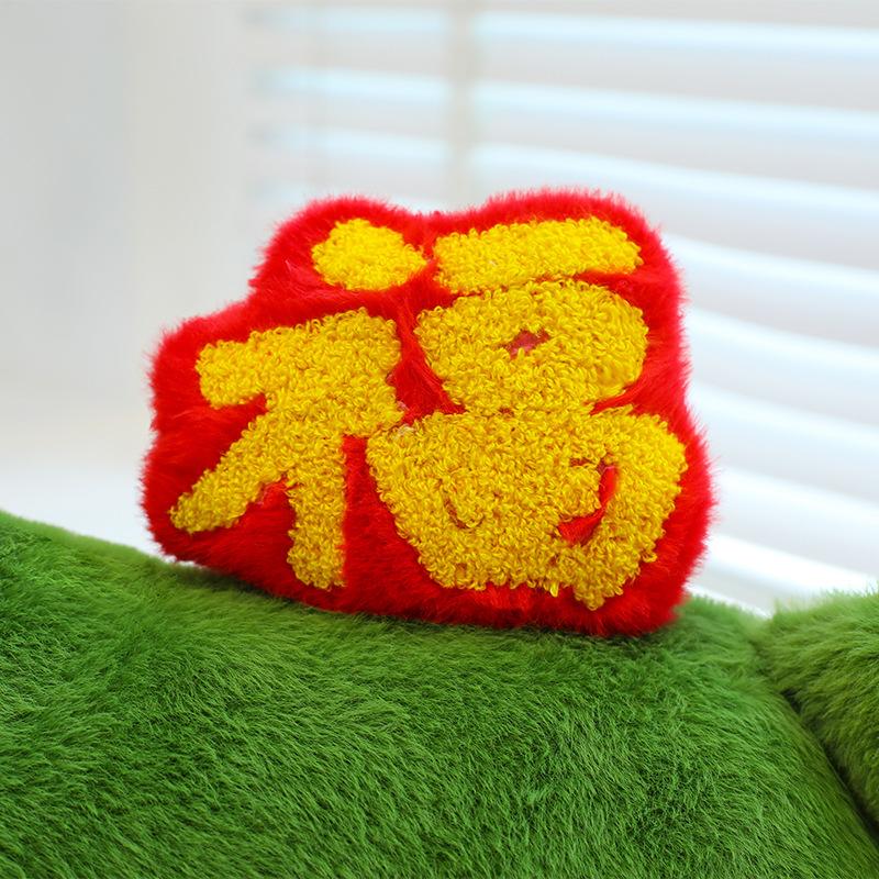 Cute pony plush toy Year of the Horse mascot doll company gift immediately pillow seat cushion prize baby