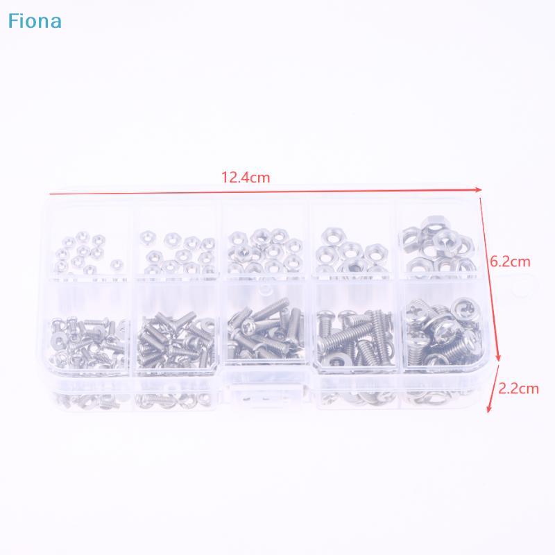 320Pcs Screws Nuts Washers Assortment Kit, Stainless Steel Hardware Fastener Set for Repair DIY
