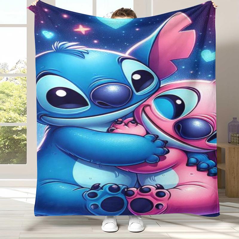 Coperta di Flanella Kawaii a Punto S, Coperta Morbida e Calda in Peluche per Casa, Camera da Letto, Letto, Divano, Campeggio, Picnic, regalo bambini