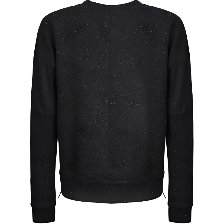 Adidas Stadium Sweat Fashion Versatile Crew Neck Knit Sweater Women Sweaters Black B47322