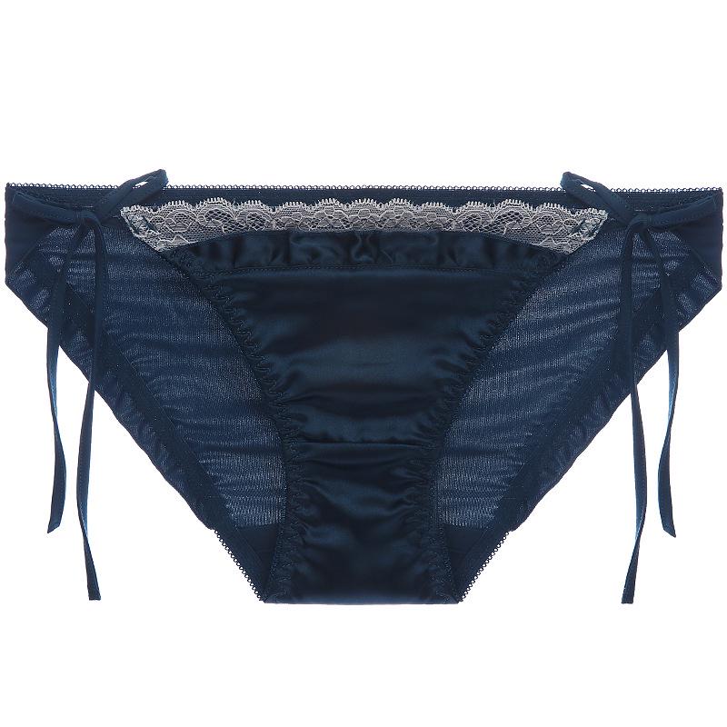 2022 New Plus Size Lace-Up Low-Waist Sexy Panties - Cute Bandage Triangle Style for Women & Teens