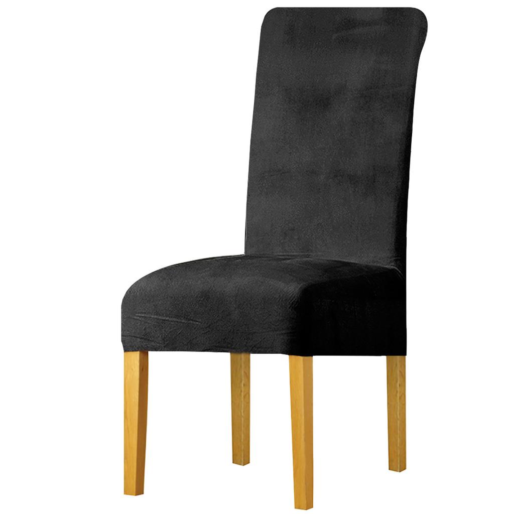 Velvet Chair Cover for Household Chair Cover Skin-friendly Silver Fox Velvet Chair Cover Hotel Restaurant Dining Chair Cover