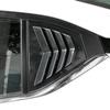 For Nissan Sentra / Sylphy 2020 2025 2025 Car Rear Louver Window Side Shutter Cover Trim Sticker Vent Scoop ABS Carbon Fiber