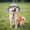 Personalized Custom Embroidered Pet Name Sun Hat Spring And Summer Outdoor Hat Pet Cat Dog Sun Hat Small Dog Sun Hat