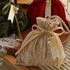 Fashion Ribbon Bow Velvet Candy Box with Tassel Flower Drawstring Bag Handbag Dust Protect Gift Bag Wedding Party