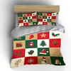 Festive Holiday Decoration Set Kid'S And Adults' Bedroom Decor, Exquisite Three-Piece Bedding Set Gift