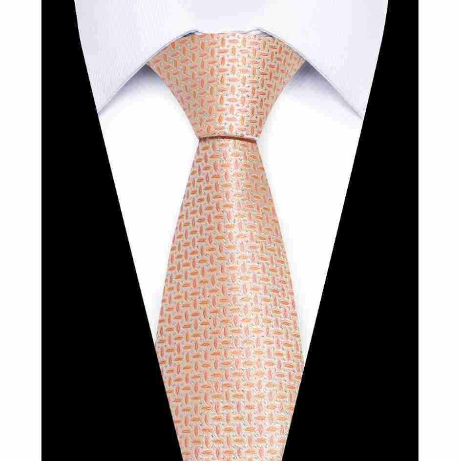 Elegant European & American Men's 8CM Hand-tied Silk Polyester Tie - Casual Business Style