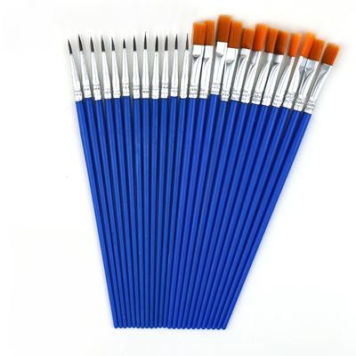 10pcs/set Painting Brushes for Oil Painting DIY Graffiti Line Drawing Pen for School Students Paint Brush