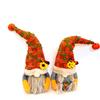 Pumpkin Sunflower Gnome Figurine - No-face Elf Ornament for Harvest Festival Window Display