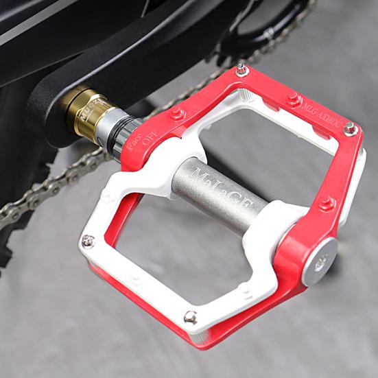 1 Pair MUQZI Bicycle Pedal Anodizing Treatment Spacers High Strength Extension Bolts Anti Deformation Pedal