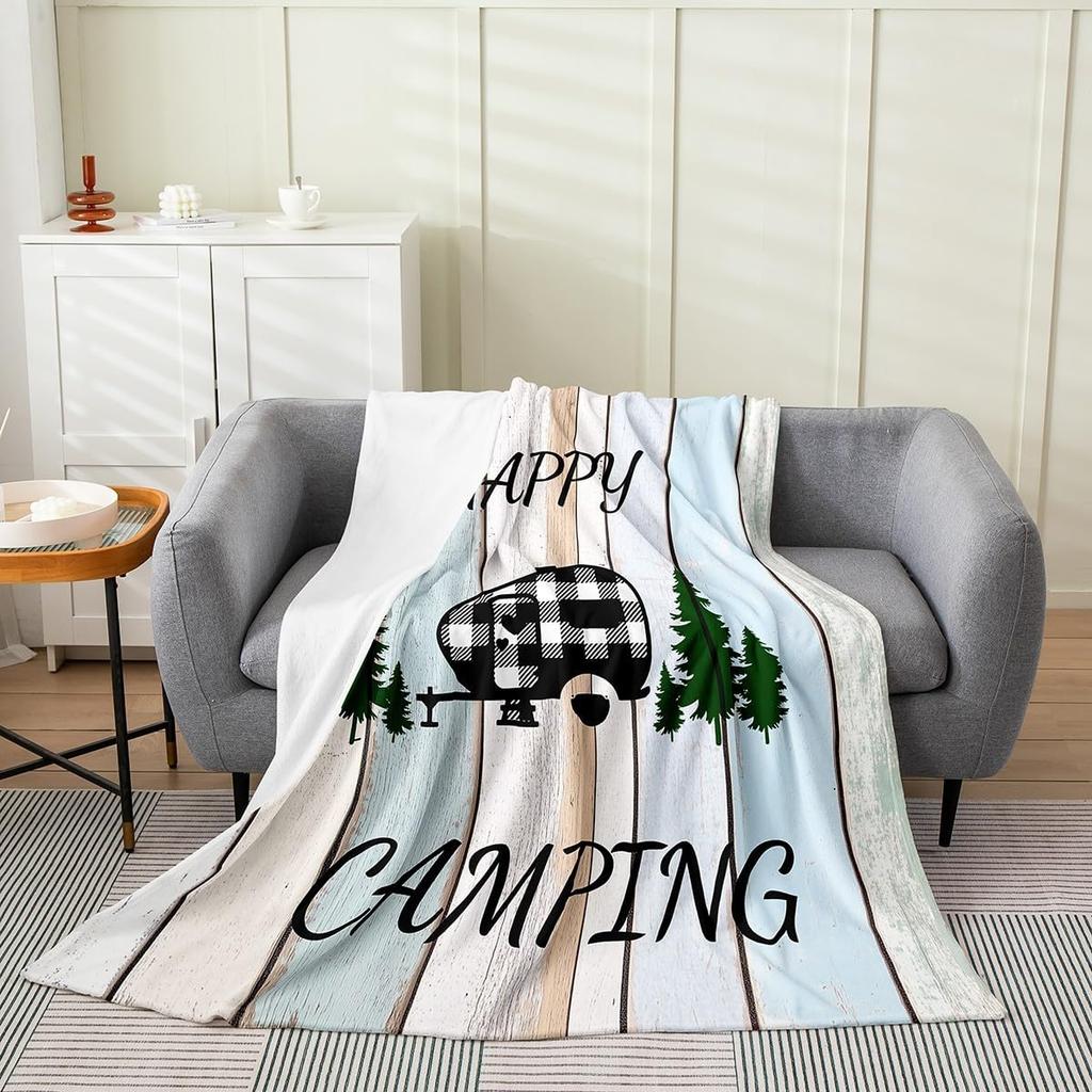 Japanese Ukiyoe Theme Flannel Fleece Throw Blanket MulticolorAll Season Warm Soft 3D Printed Patterns Unisex Japanese
