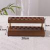 Creative Walnut Pens Holder 9/15 Slots Brush Display Case Toothbrush Holder  Desktop Ornaments