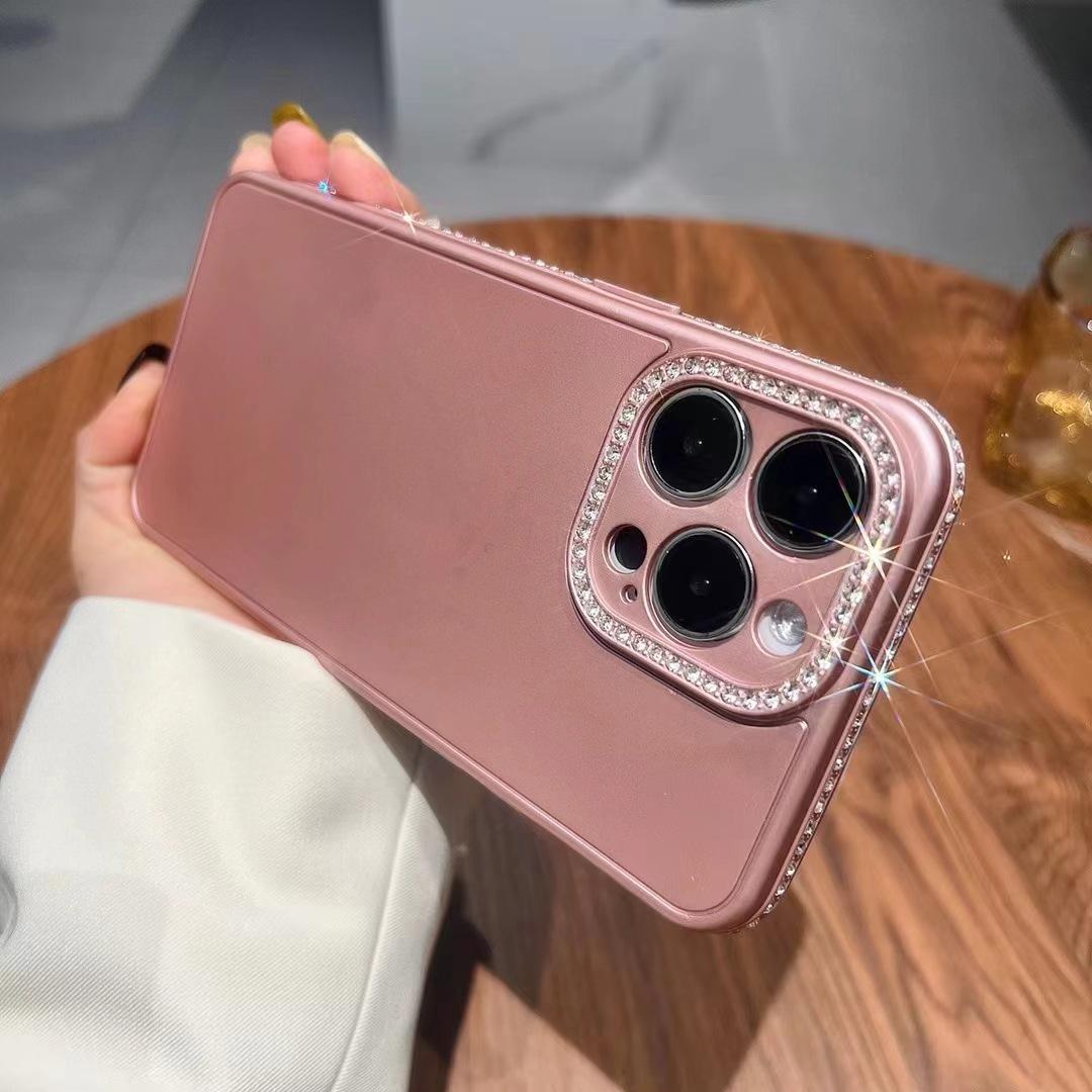 

IPhone 15 Инкрустированный бриллиантами Мультяшный кот Подходит для Apple 14PROMAX Чехол для мобильного телефона 13 Стразы Масляный спрей 12 Милый мультяшный Apple 11Promax