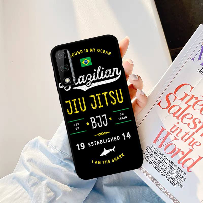 Custodia per telefono BJJ Brazilian Jiu Jitsu Per Huawei Y9 Y8 Y6 Prime Y7 Pro Y8s Y5 Mate 20 Pro 10 lite Cover