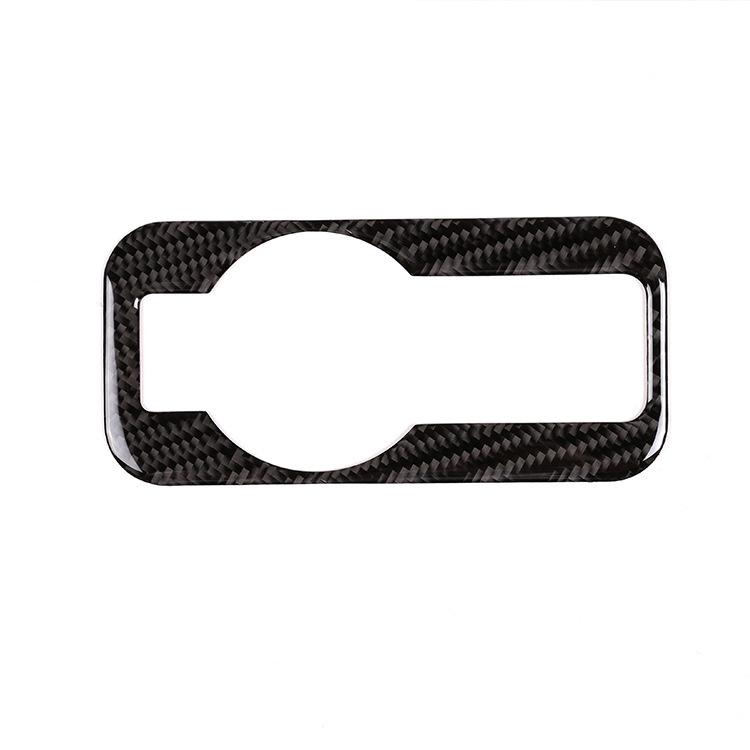 For VW Touareg 2011 2012 2013 2014 2015 Car Interior Headlight Switch Frame Cover Trim Carbon Fiber