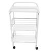 Floor Standing Type Rolling Storage Trolley Mobile Utility Cart with Caster Wheels for Kitchen