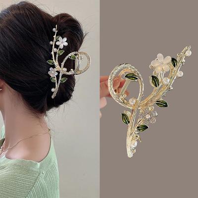Flower Branch Hair Accessories For Women Hair Clips Metal Hair Clips