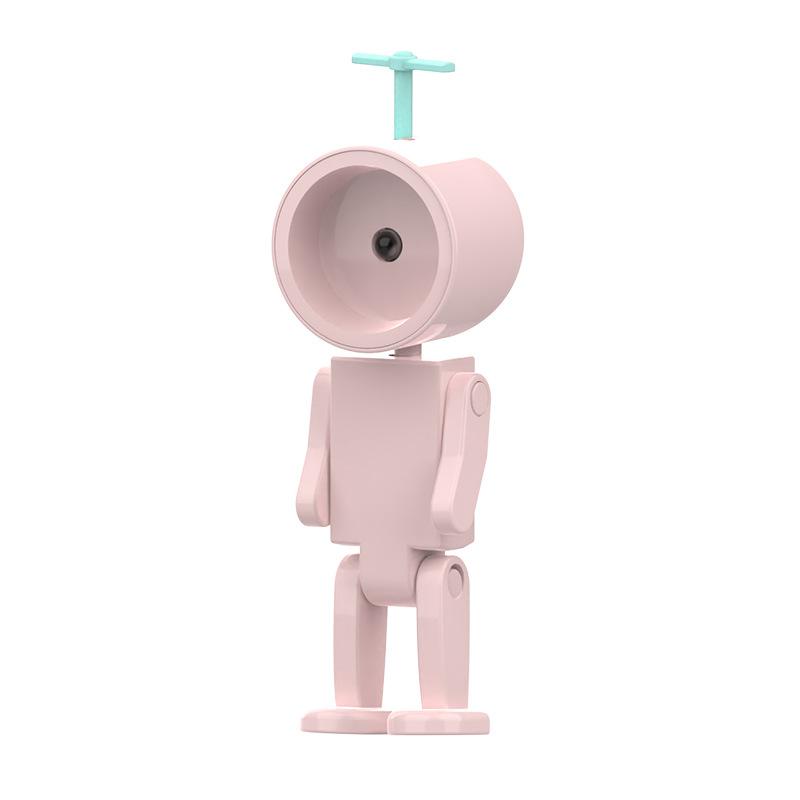 Astronaut Magnetic Night Light Led Mini Robot with Battery Book Light Desktop Building Block Ornament Ambient Light
