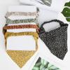 Bentite din țesătură din satin floral de primăvară și vară pentru femei Accesorii pentru păr Benzi elastice Bentite triunghiulare de ultimă generație Accesorii pentru păr