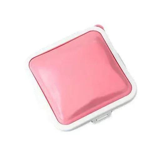 1pc Portable Sandwich Crisper Toast Storage Box Silicone Reusable Microwave Lunch Box Can Be Hung To Store Lunch Food Container