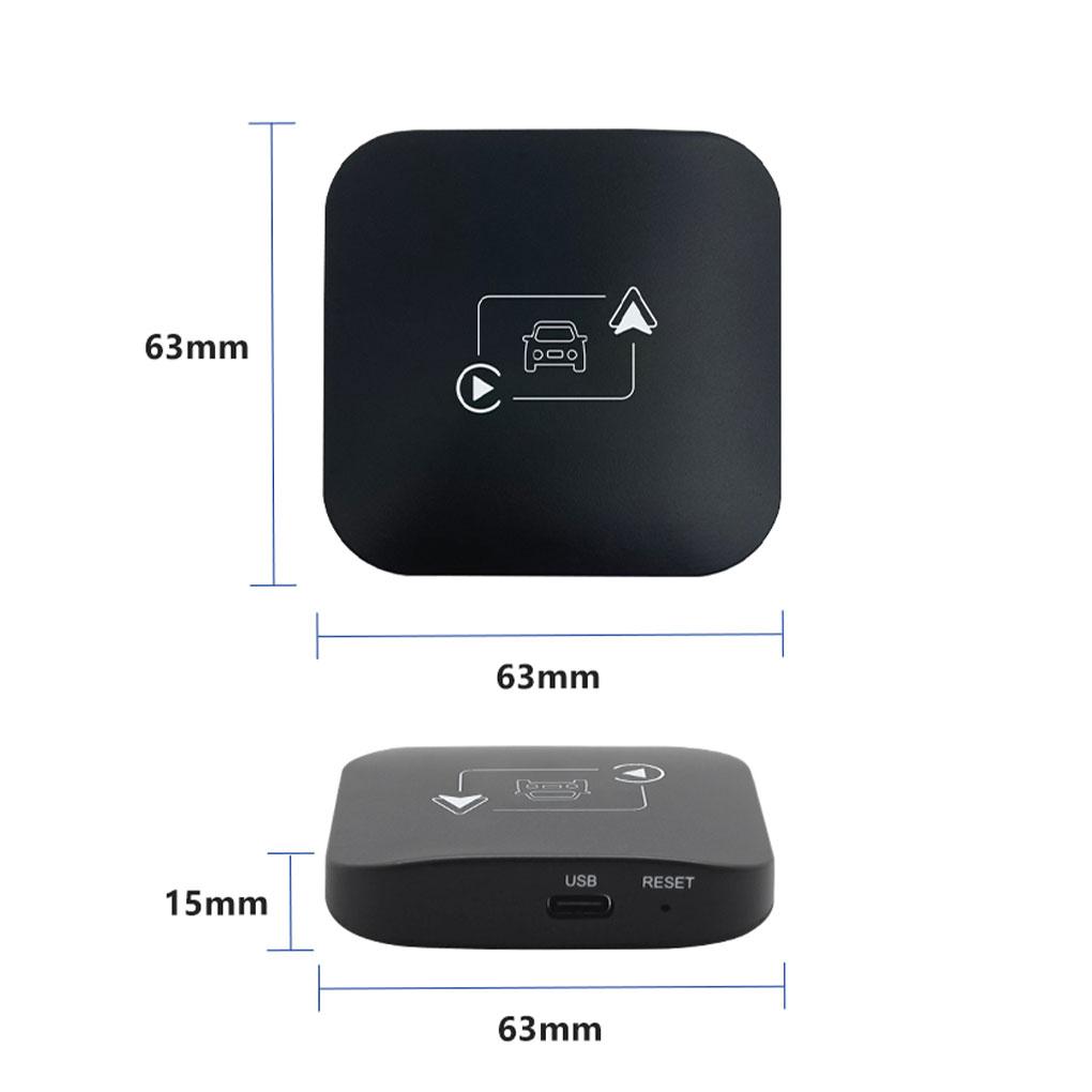 Mini Carplay & Auto Box Dongle Kabelový na bezdrátový adaptér pro Toyota Mazda Nissan Chevrolet Suzuki Subaru Kia Opel Škoda Hyundai