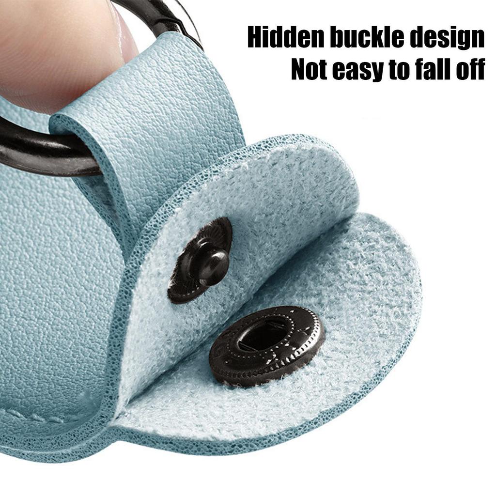 Key Ring Holder U Disk Pouch Protective Cover Anti Lost Flash Drive Case PU Leather USB Flash Drive Memory Sticks Storage Bags