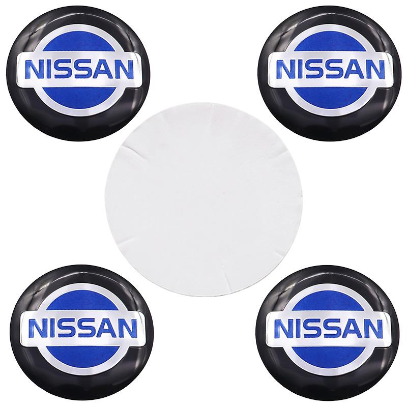 

Nissan 54mm 56mm 60mm 65mm Car Wheel emblem Wheel Center Hub Cap auto Rim refit dust-proof badge covers sticker accessories 56mm wheel sticker&Nissan 4pcs