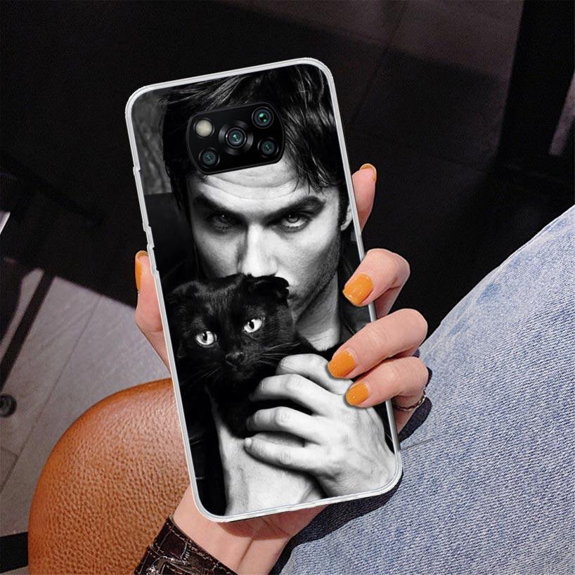 The Vampire Diaries Salvatore Phone Case For Xiaomi Poco X7 X6 X5 Pro F7 Ultra Redmi 15C 15 13C 13 12C 12 10 10A 10C 9 9A 9C 9T