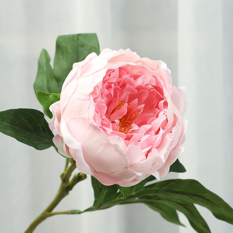 feel moisturizing simulation peony flower, home decoration simulation flower, hotel front desk arrangement studio shooting prop flower
