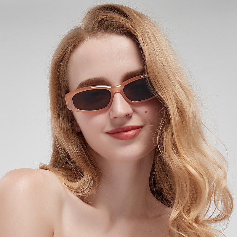 Small Frame Sunglasses Women'S Sunglasses Trendy Rice Sunglasses Sunglasses Fashion Modern Catwalk Street Shot Retro
