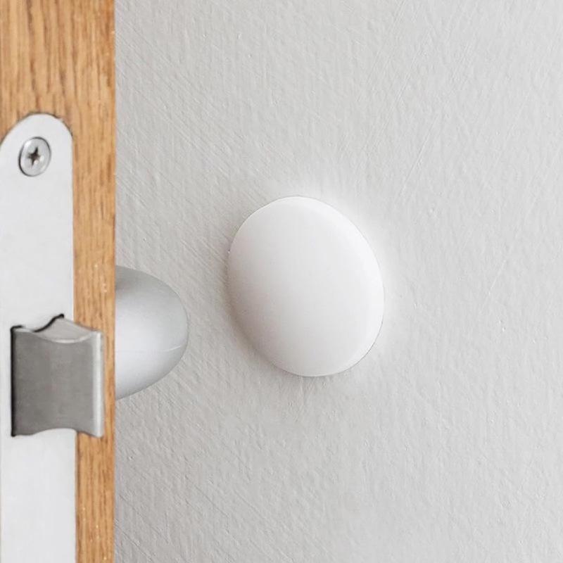 Thickened Square Glossy Rubber Door Handle Anti-Collision Pad and Stopper